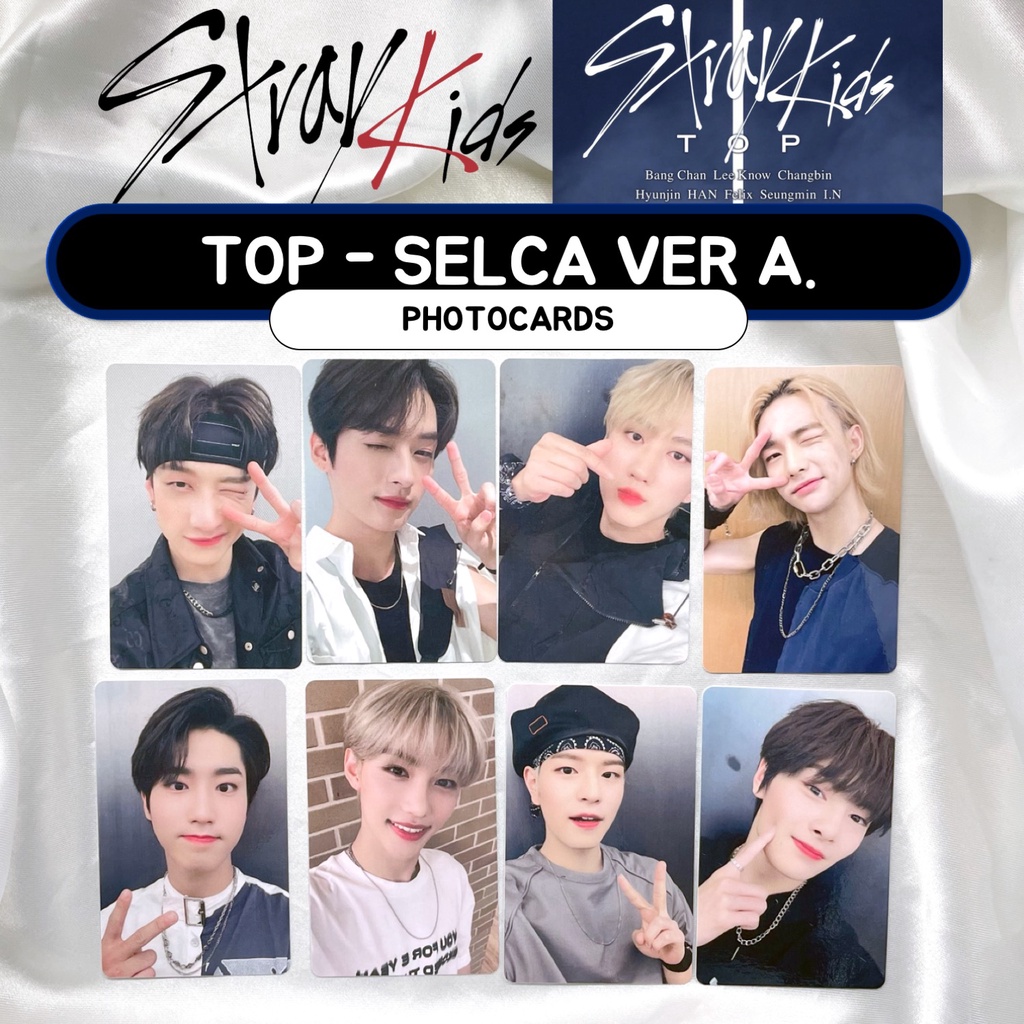 STRAY KIDS TOP SELCA VER A. PHOTOCARDS [UNOFFICIAL] | Shopee Philippines