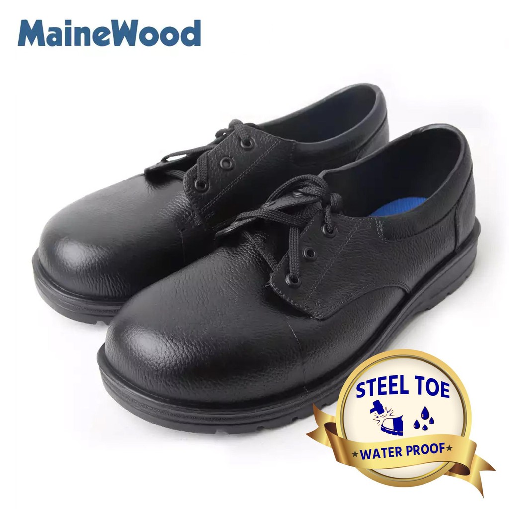 black waterproof slip resistant shoes