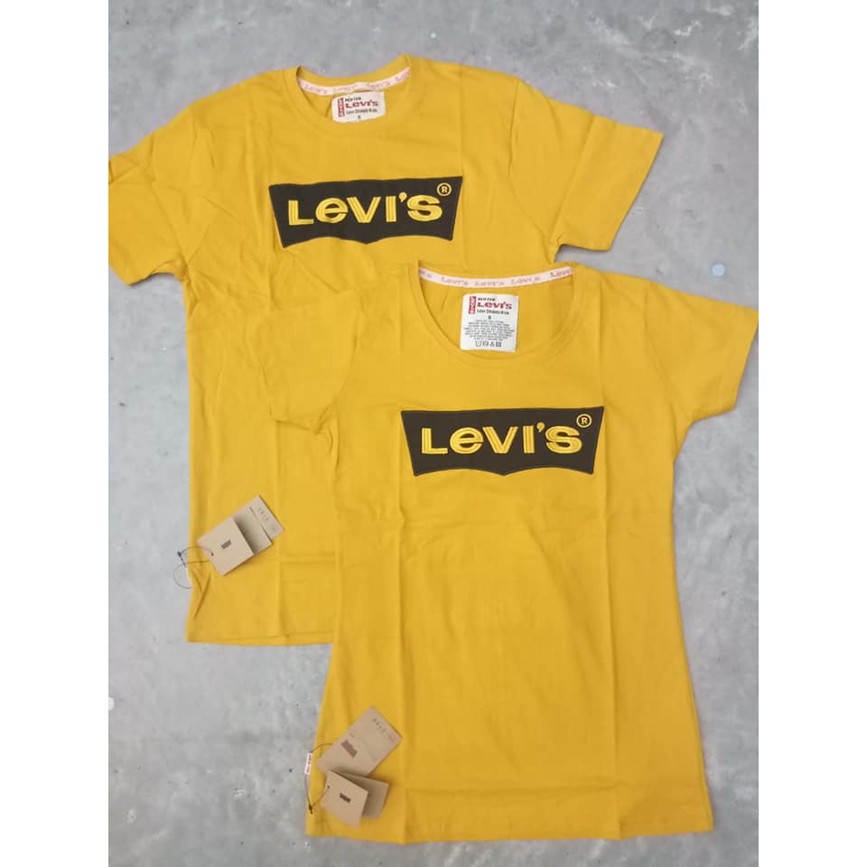 levis mustard t shirt