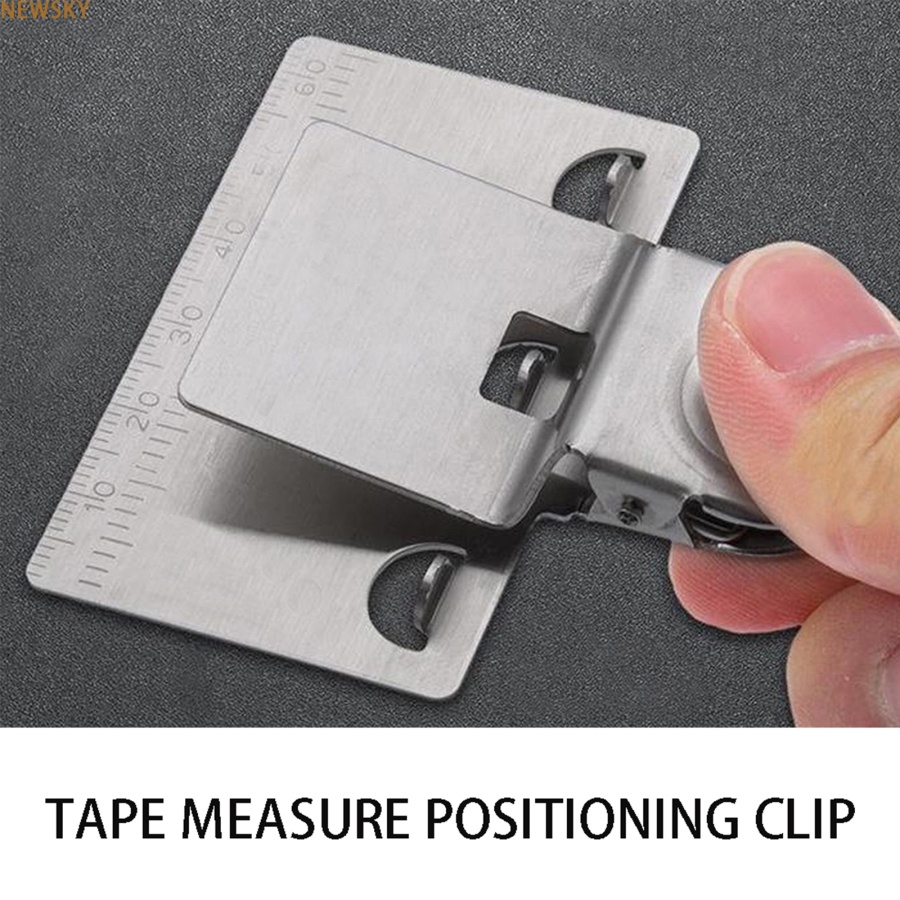 【NEWSKY】 Tape clip tile edge molding wood measurement positioning tool accurate measurement angle positioning clip