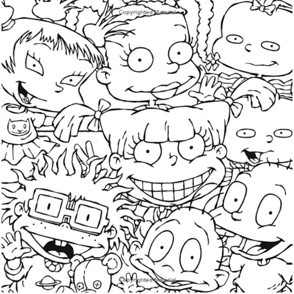 The Splat Coloring The 90s Nickelodeon Adult Coloring Vrogue co