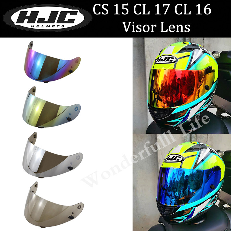 HJC Visor Lens for CS 15 / CL 17 / CL 16 / CL S9 / CS R1 / CS R2 / TR1 /  FG15 / HS11 / FS 15 / HJC Helmet Visor Lens | Shopee Philippines