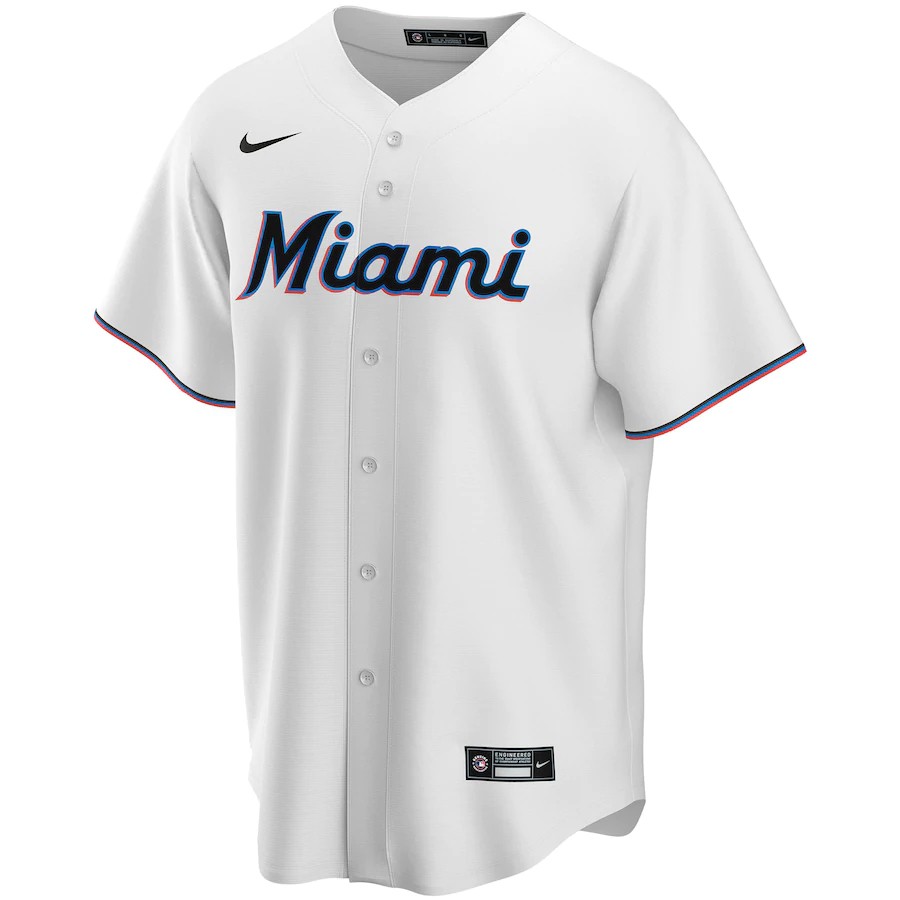 Giancarlo Stanton Majestic Miami Marlins Men's White Home