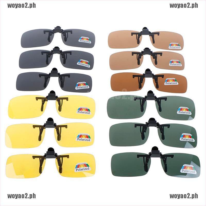 clip on polarized night driving glasses