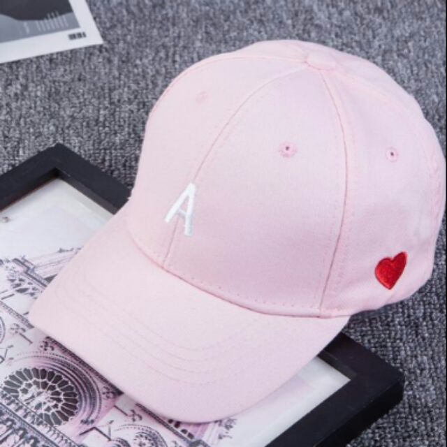 letter a baseball cap