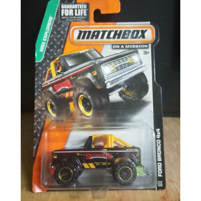 matchbox ford bronco