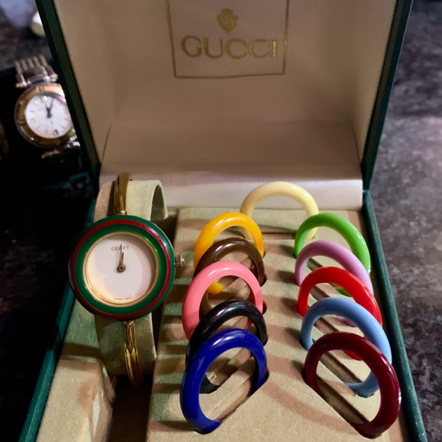 Original Gucci Interchangeable Bezel Watch, Women's Fashion, Watches  Accessories, Watches On Carousell 