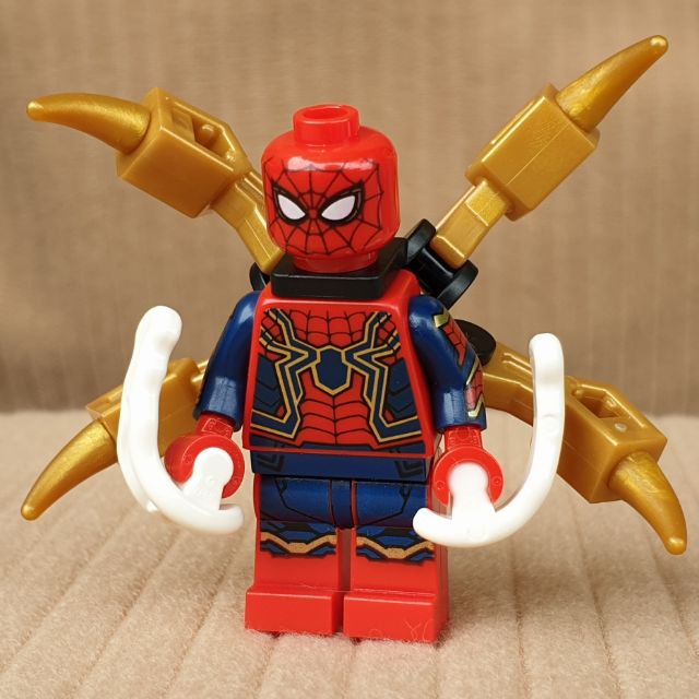lego iron spider man minifigure