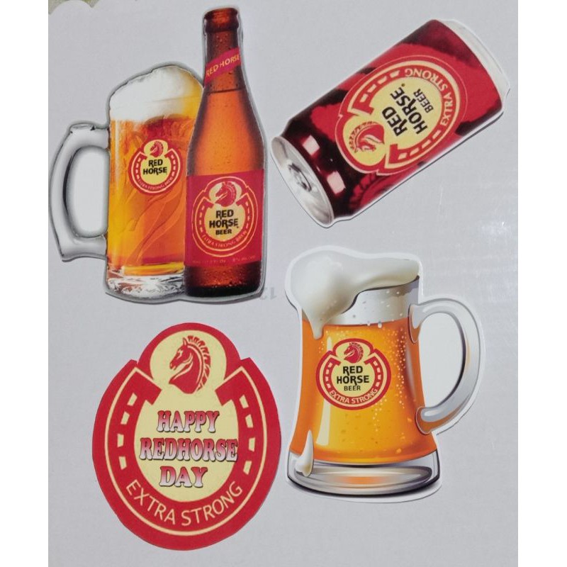 fathers day cake topper printable red horse integra