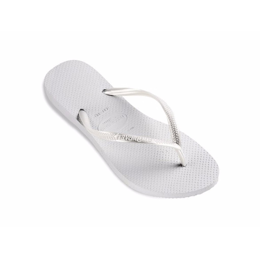 havaianas flip flops white