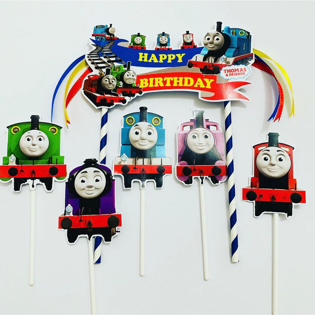 Thomas and Friends Topper Cake Birthday / Birthday Cake Decoration | Shopee  Philippines