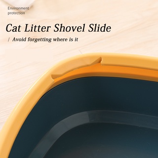 Cat Litter Box With Scoop Kitten Litter Box Cat Toilet Deodorization leakage prevention Litter Box #4