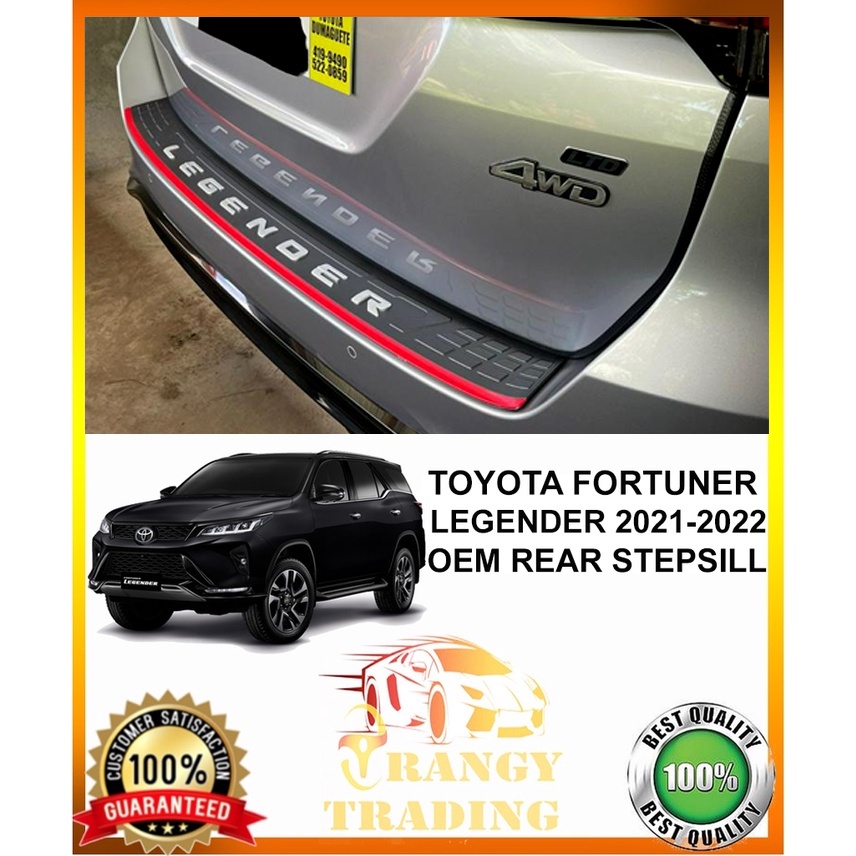 Toyota Fortuner 2021 to 2023 OEM Rear Stepsill FORTUNER / LEGENDER / w ...