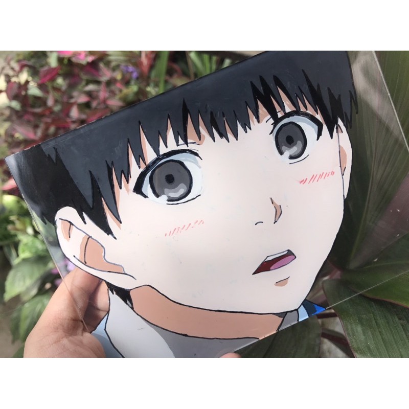 On Hand Kaneki Glass Painting Cheap Anime Tokyo Ghoul Shopee Philippines