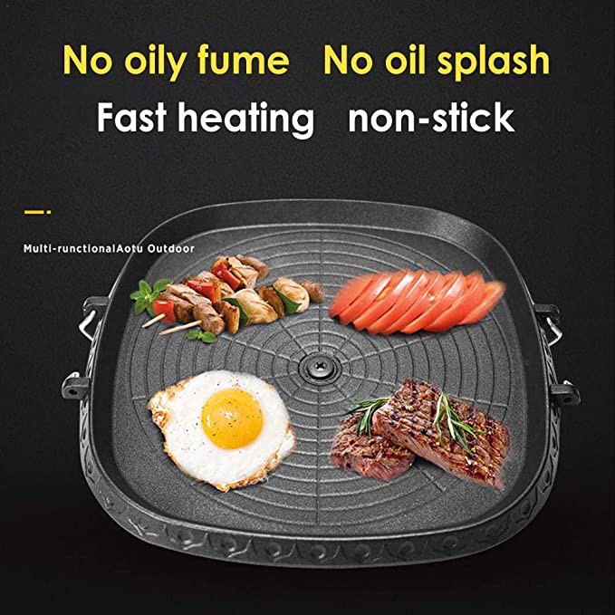ON SALE Korean Hanaro Grill pan Samgyupsal Set Butane gas Stove Outdoor