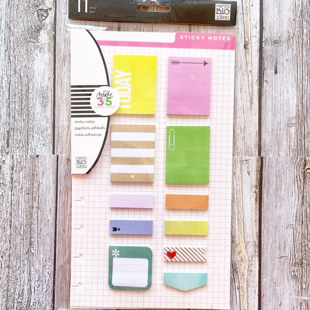MAMBI Happy Planner Create 365 Sticky Note Stickers Happy 11/Pkg