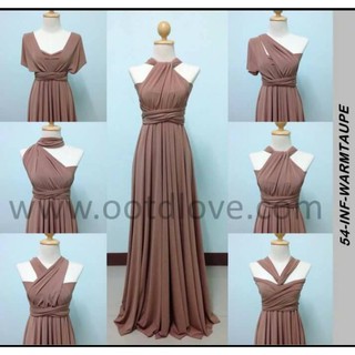 infinity dress bloody red