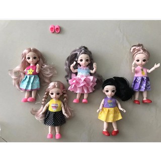 Moveable 13 Joints 1/8 Baby Doll Long Hair Fashion Dolls 