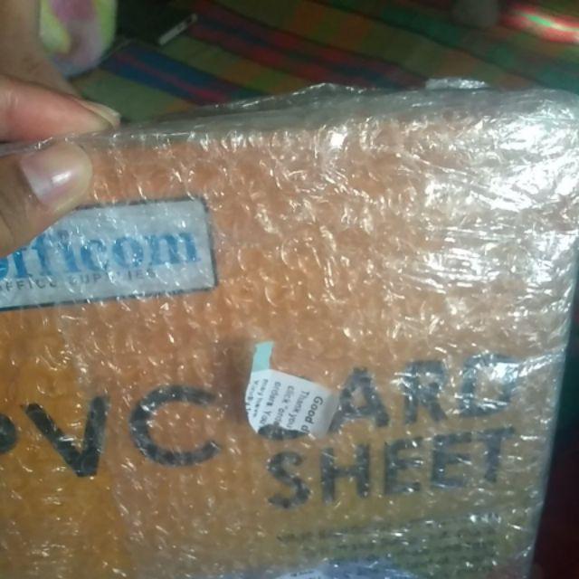 Officom PVC ID Sheet (50 sets) Printable white pvc id sheets | Shopee ...