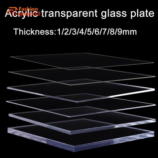 Hot Clear Acrylic Perspex Sheet Cut To Size Plastic Plexiglass Panel DIY 10*10cm New fashionqueen12. #2