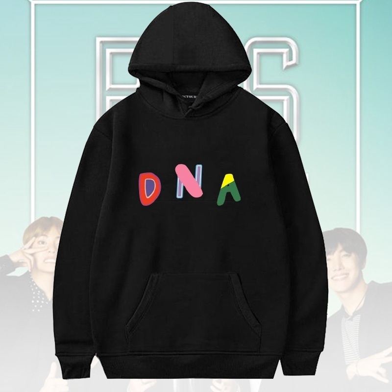 DNA HOODIE 01 黒 BTS L