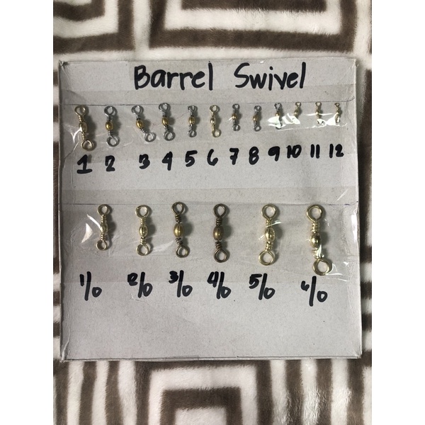 YAMATO BARREL SWIVEL size 1 to 12 (sold per dozen) Shopee Philippines
