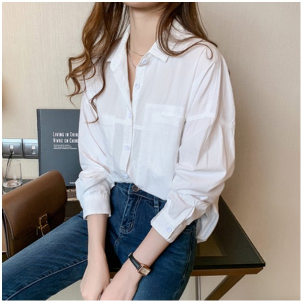 white polo long sleeve outfit