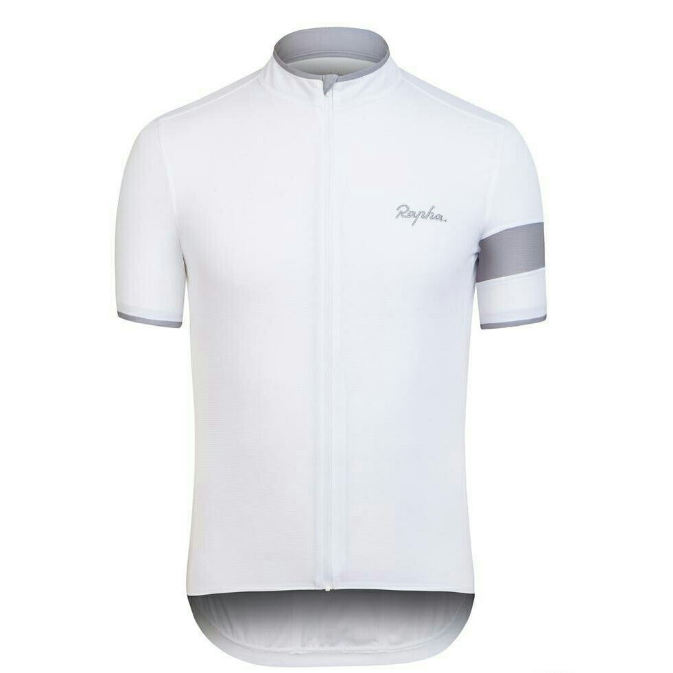 white cycling jerseys
