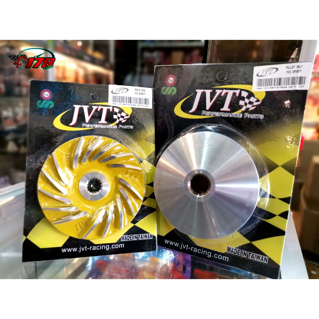 JVT pulley set yamaha mio sporty soulty pulley and drive JVT pulley set yamaha mio sporty soulty pulley and drive