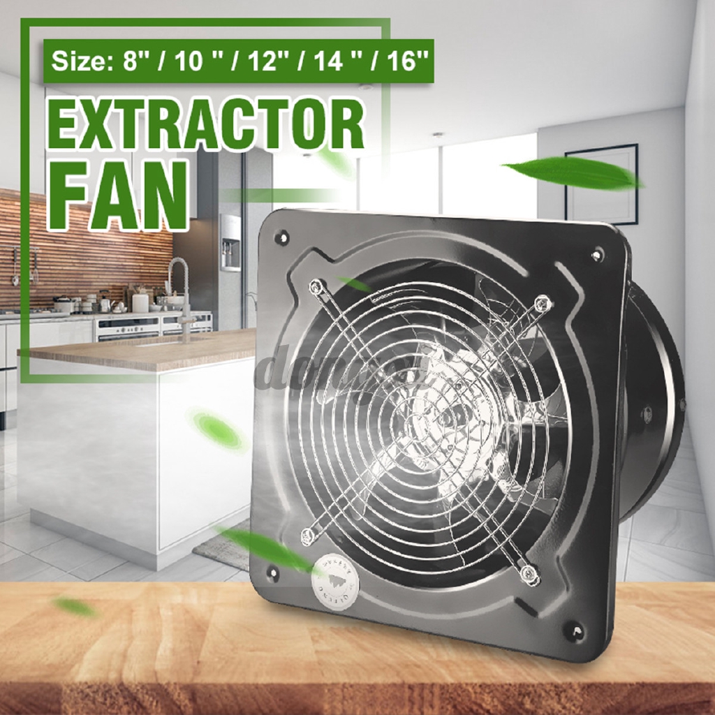 Industrial Extractor Plate Fan Ventilation Metal Axial Exhaust