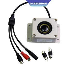 outdoor security camera with microphone and speaker