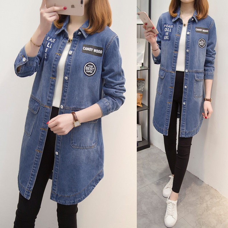 denim coat for ladies