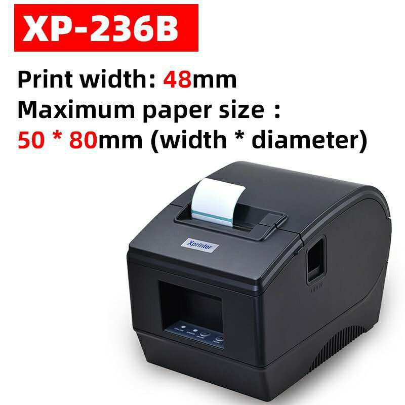 Xprinter XP236B XP365B 50mm 80mm Printer Label + Receipt Bluetooth