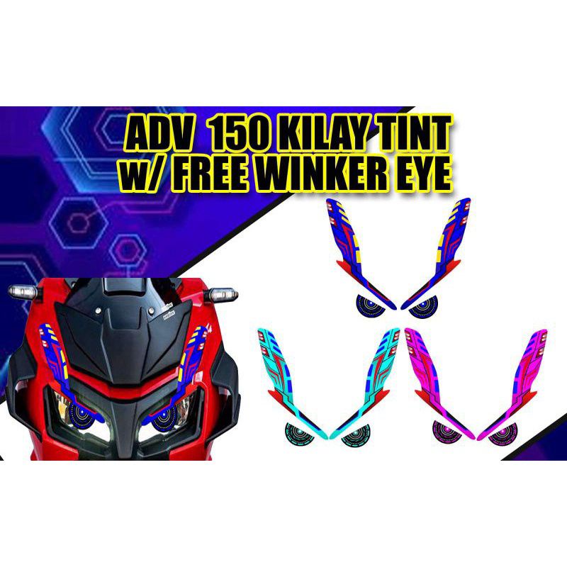 Honda ADV 150 kilay Tint Robo Edition / Honda ADV 150 Accessories
