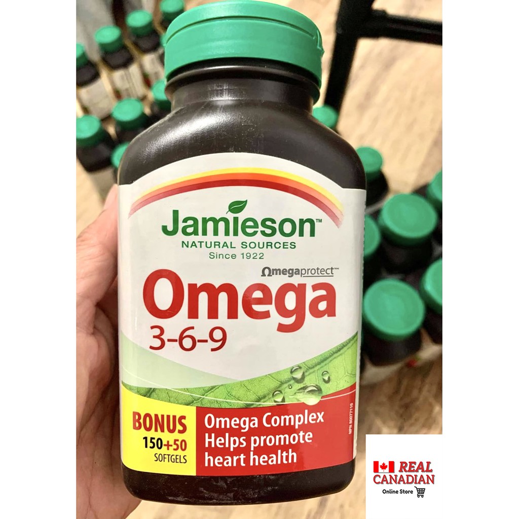 schreeuw munitie strijd Jamieson OMEGAPROTECT OMEGA 3-6-9, 200 Softgels | Shopee Philippines