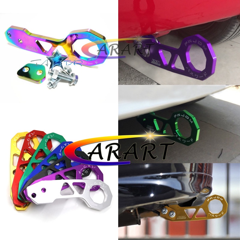 thumbnail image 2 of Aspeed Universal Purple JDM Aluminum Rear Tow Hook For Honda Civic – Racing Style 2 of 6