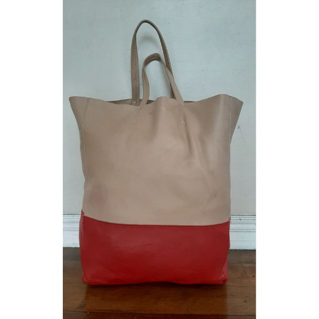 celine cabas two tone