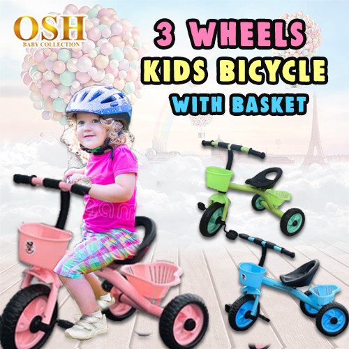 kids 3 wheel bicycle