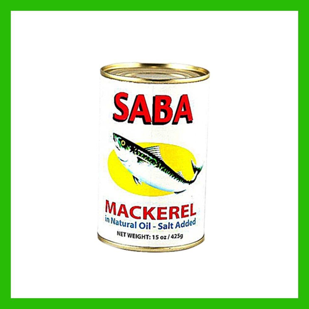 Saba Mackerel In Natural Oil 425g Shopee Philippines