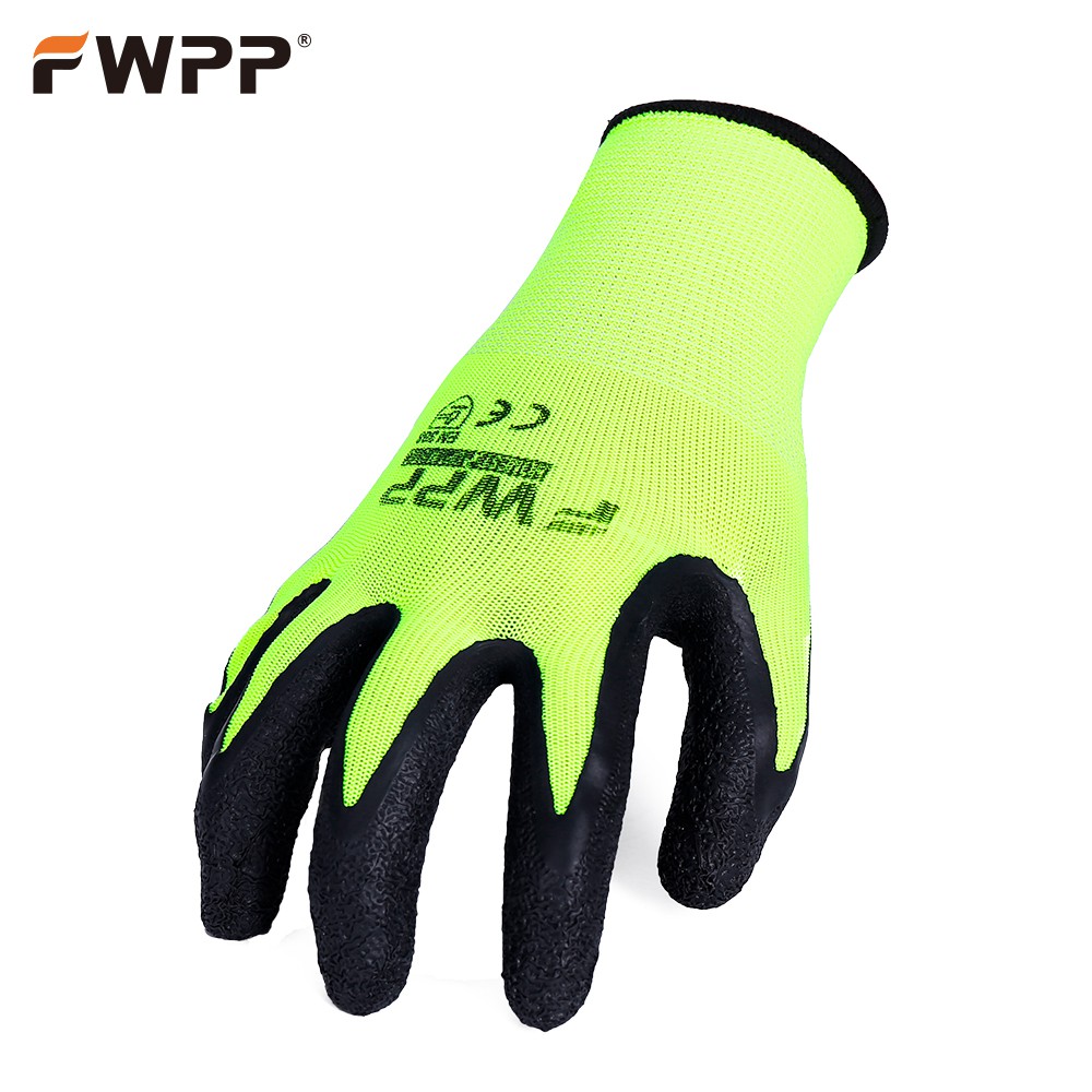 latex coated gloves