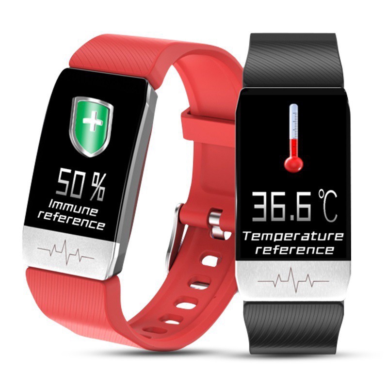 smart watch with temperature