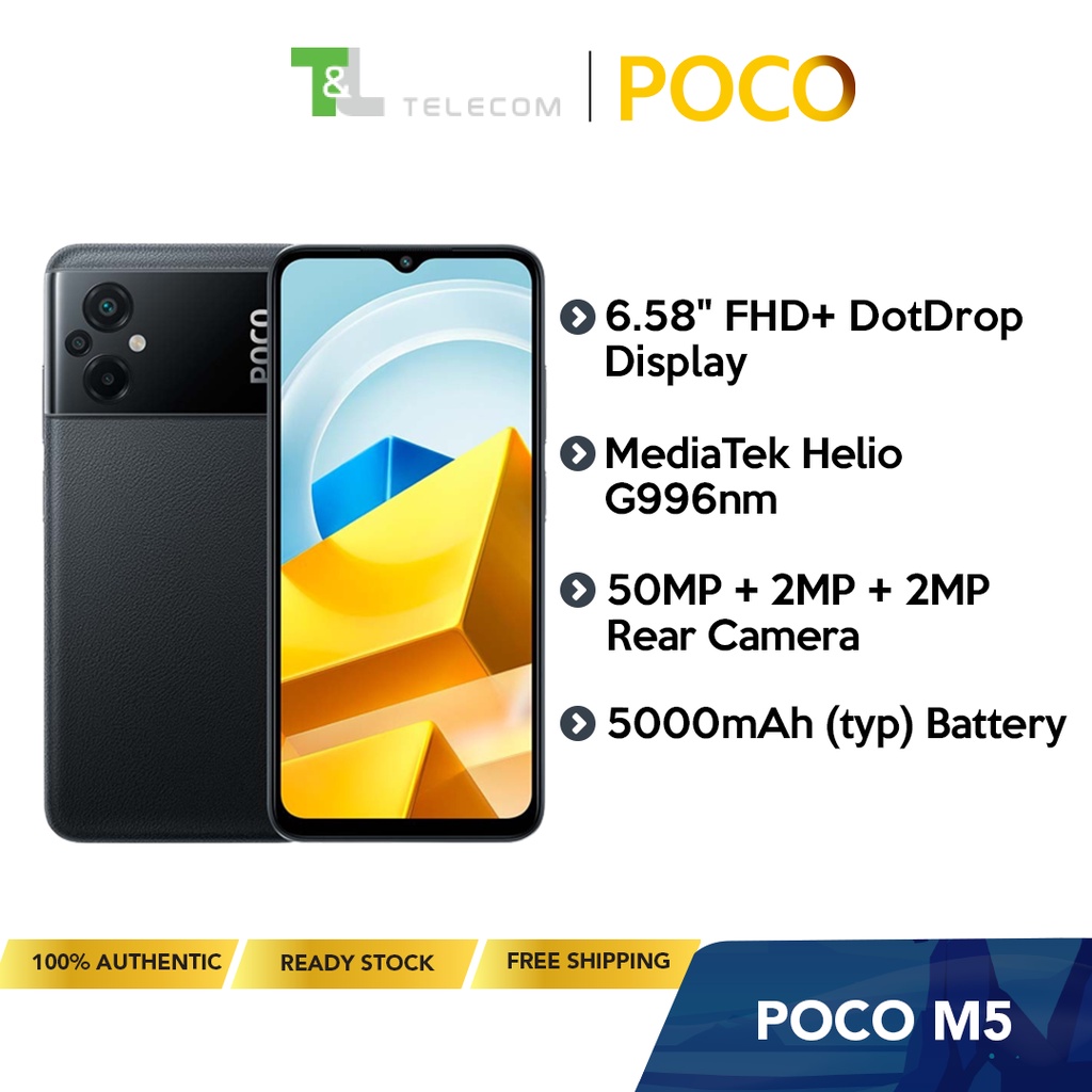 Xiaomi Poco M5 464gb 4128gb 6128gb Global Version 90hz Refresh Rate Mediatek Helio 6939