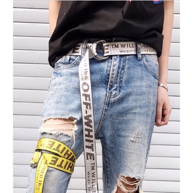 Off white belt unisex fashion Belt (140cm) Long) | Shopee Philippines