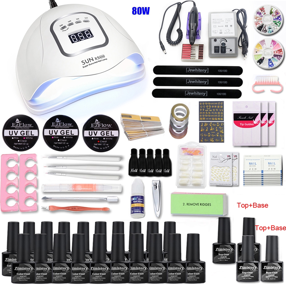 uv gel nail kit