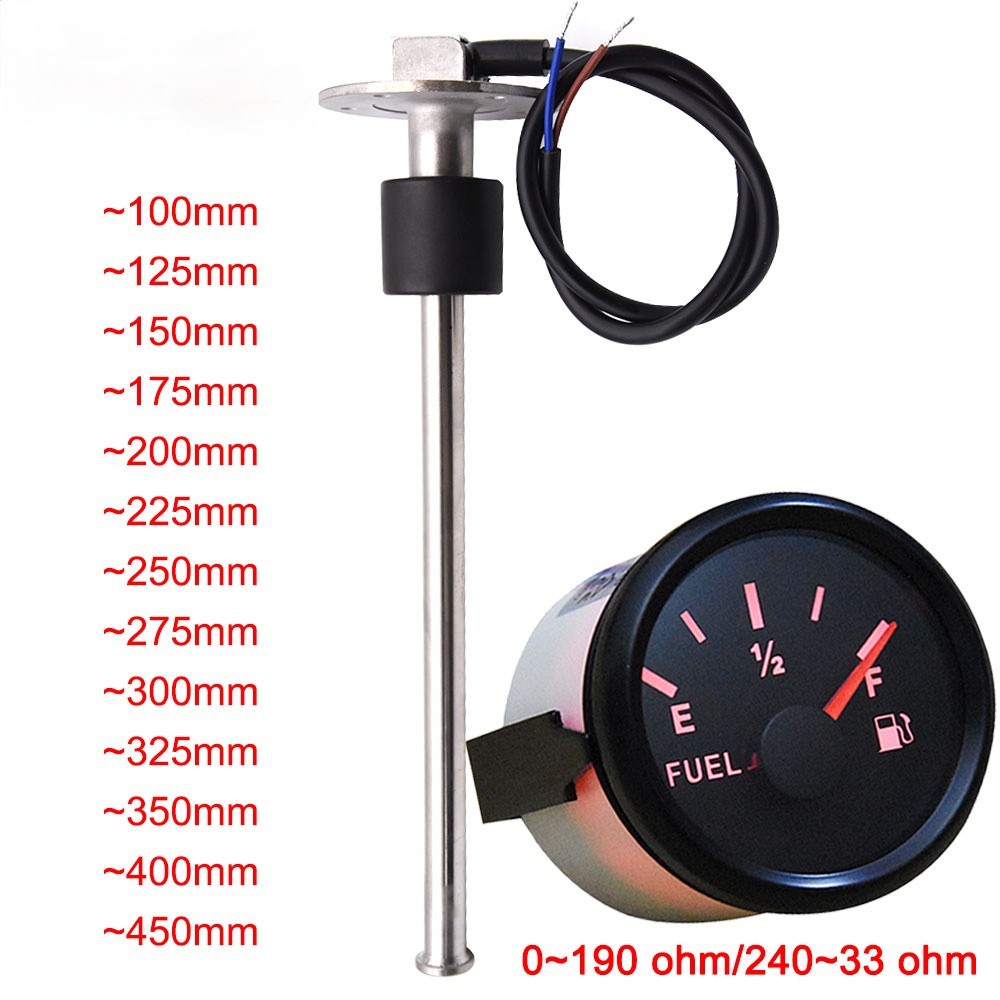 Fuel & Water Level Gauge Sensor Boat Motorcycle Car Fuel Sending Unit 0 ...