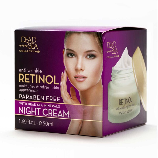 retinol anti aging day cream with dead sea minerals