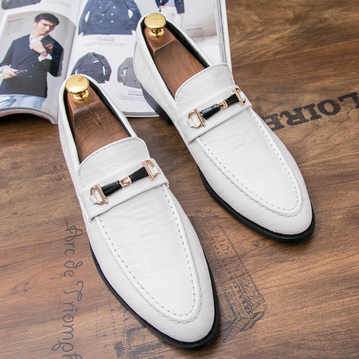 mens white slip on shoes