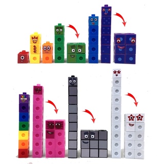 Numberblocks Number Blocks Block Play Set Math Linking Cubes w Activity ...