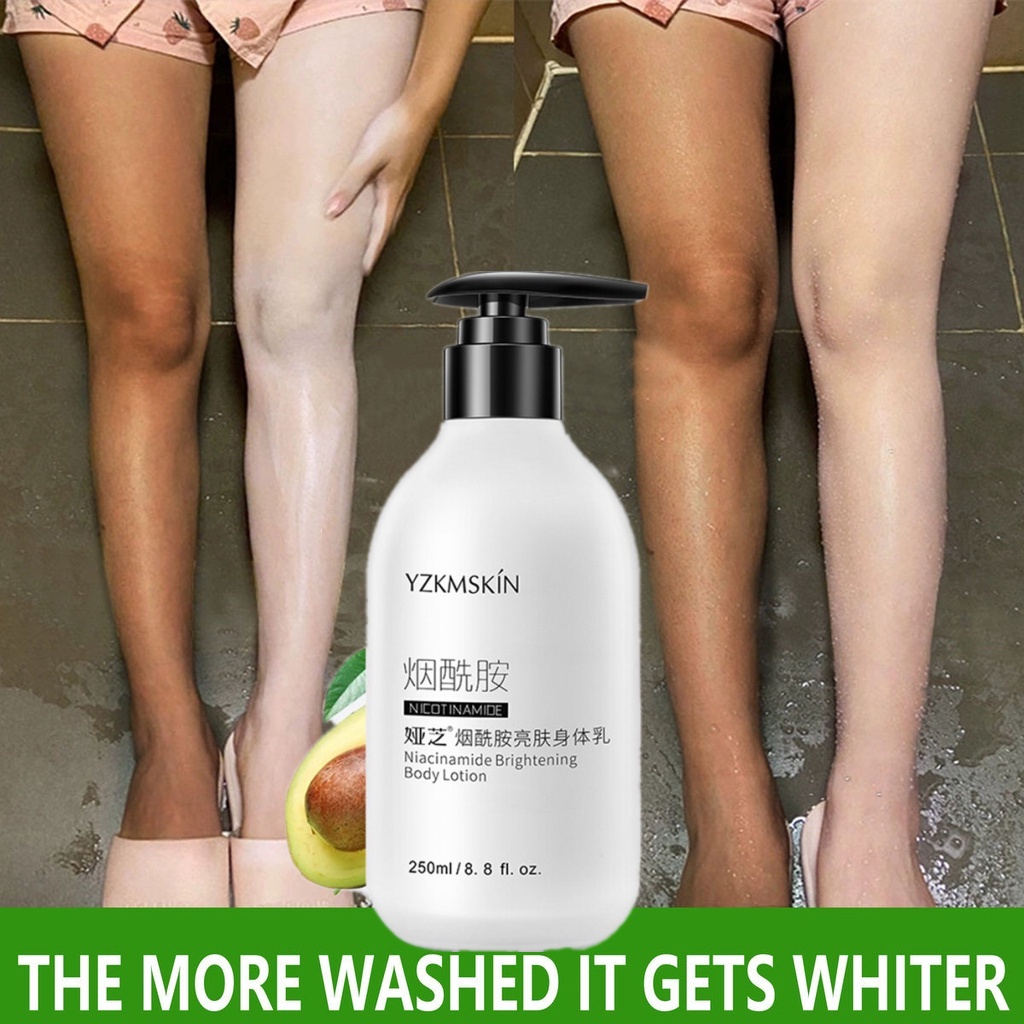 Niacinamide Whitening Body Lotion Cream / Moisturizing Dark Skin Care