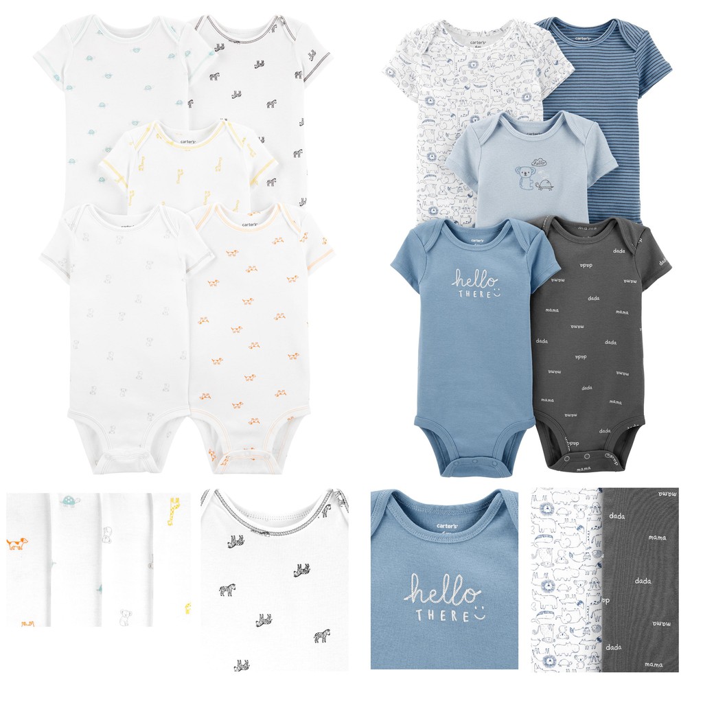 carters white bodysuits